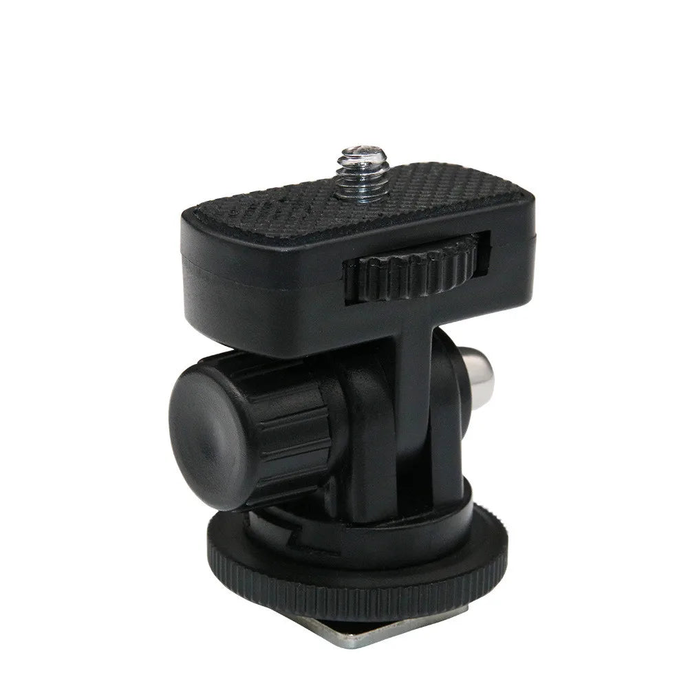 1/4” Quick Release Monitor Mount with Cold Shoe – Swivel & Tilt Adjustable Camera Holder