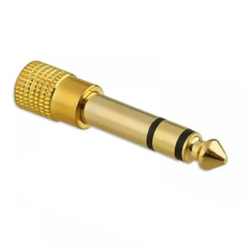 1-Pcs 3.5mm Female Jack Stereo to 6.35mm Jack Adapter for Earphone 1/4" Guitar