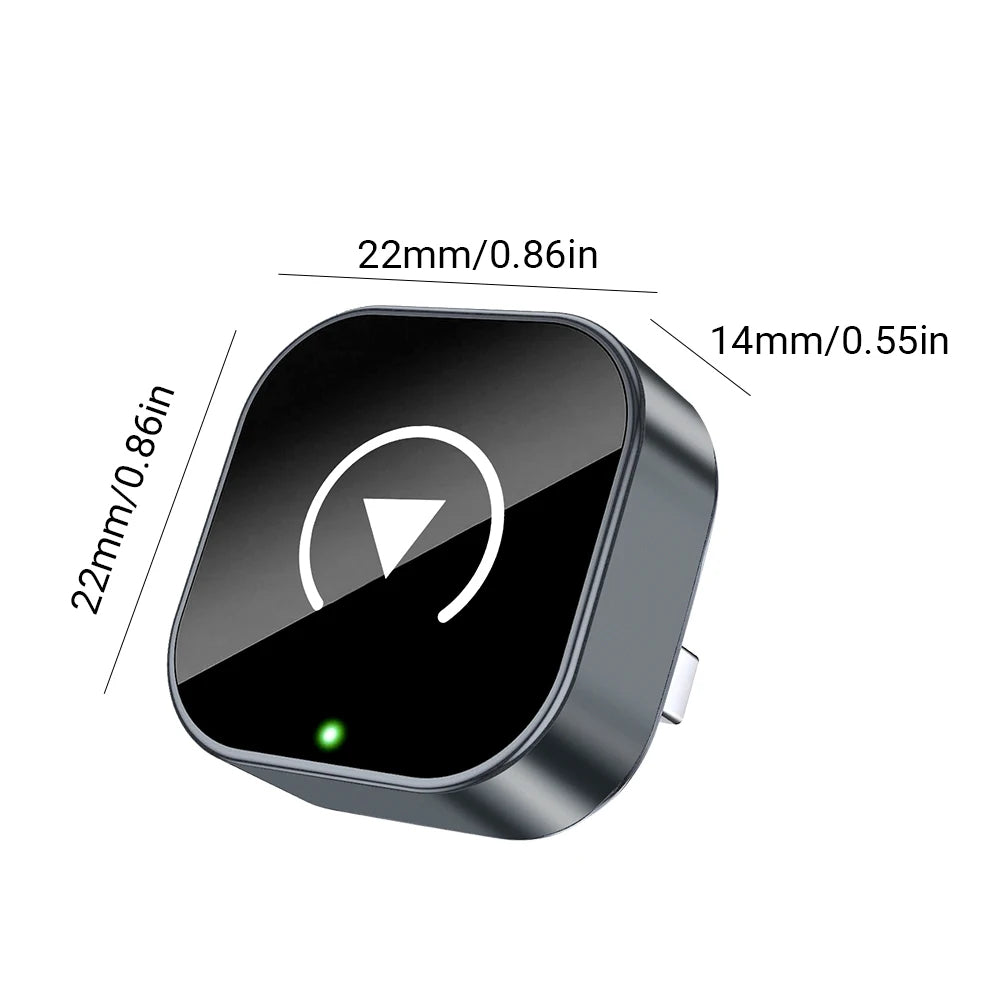 2-in-1 Wireless CarPlay & Android Auto AI Smart Box Adapter – Convert Wired CarPlay to Wireless for VW, Toyota, Nissan, Honda, Ford, Benz
