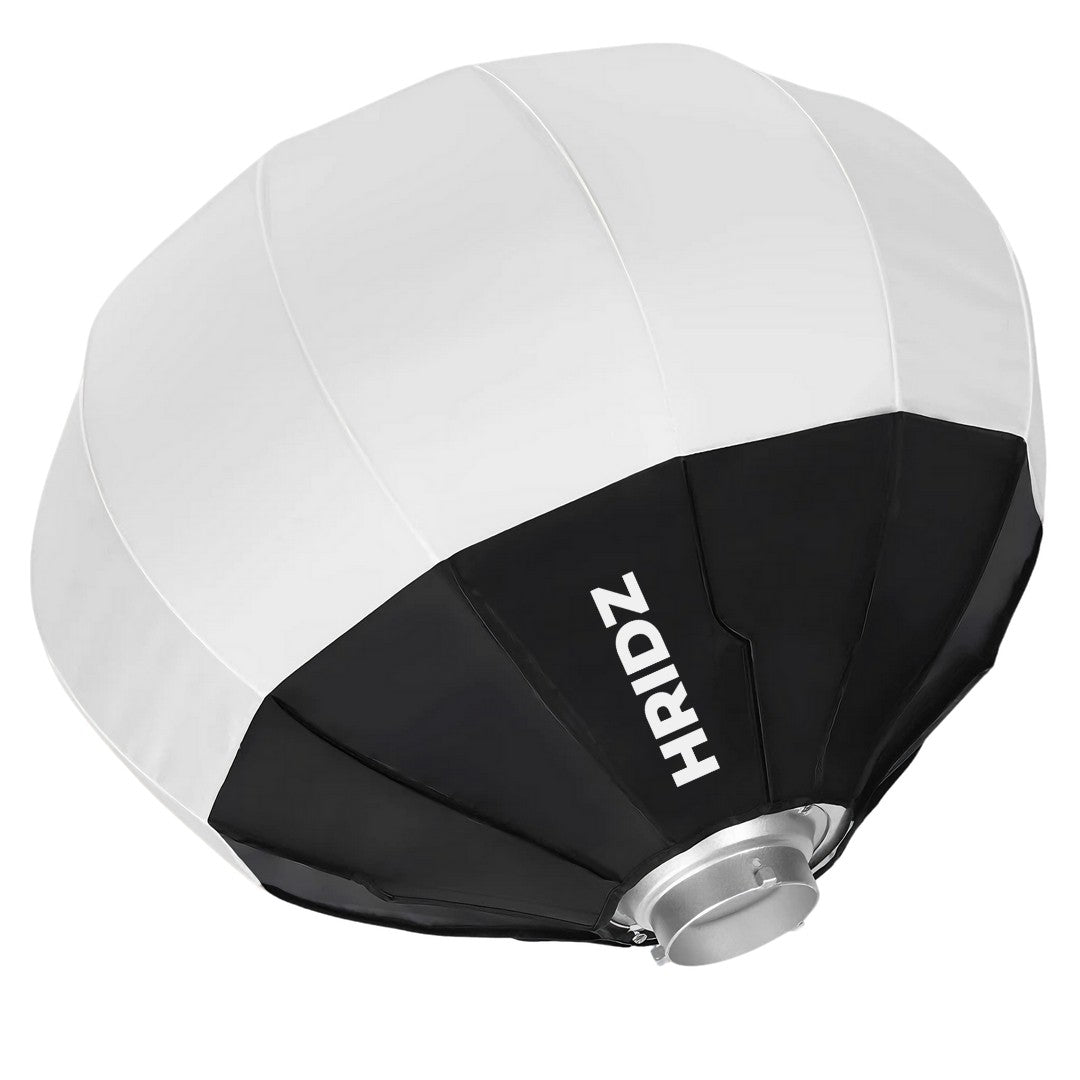 HRIDZ GLS65 65cm Globe Lantern Softbox with Bowens Mount – Collapsible 360° Spherical Diffuser for Studio Flash & LED Video Lights