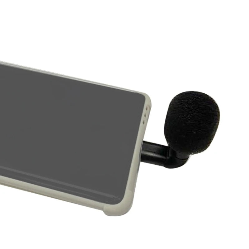 HRIDZ Portable Mini Microphone 3.5mm Stereo OR Type-C Flexural Bendable Mic