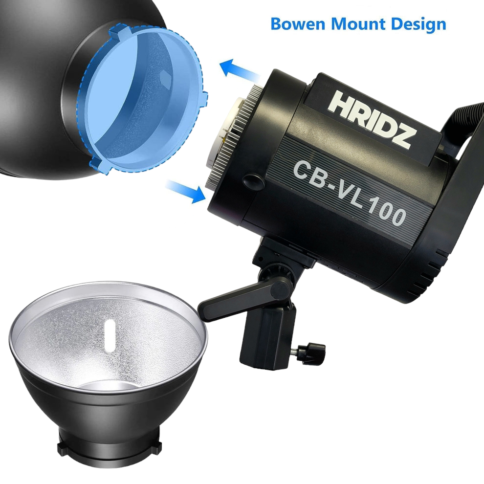Hridz VL100 Light with NPF970 Battery Pack & 2.8m Heavy duty stand Combo Pack