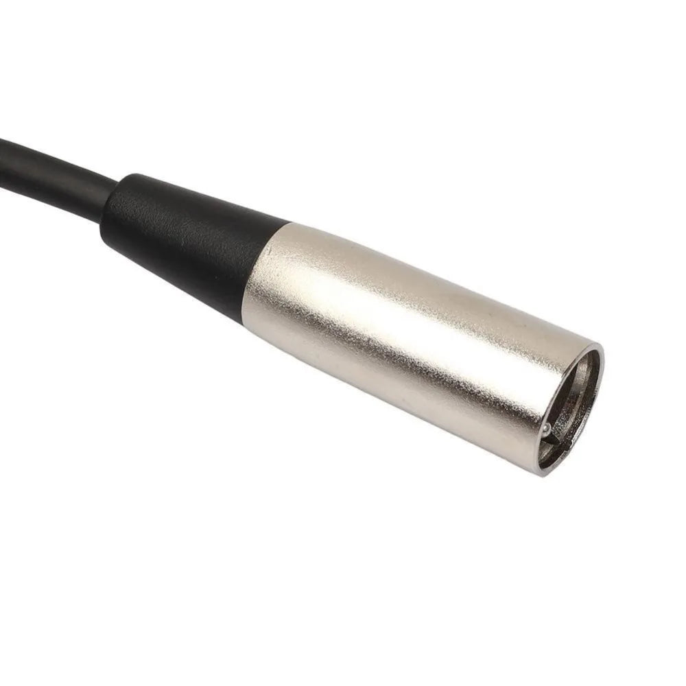 Hridz 1/4β 6.35mm Stereo Jack to 3-Pin XLR Audio Cable β Professional Mic Adapter Cord for Speaker Amplifier (30cm)