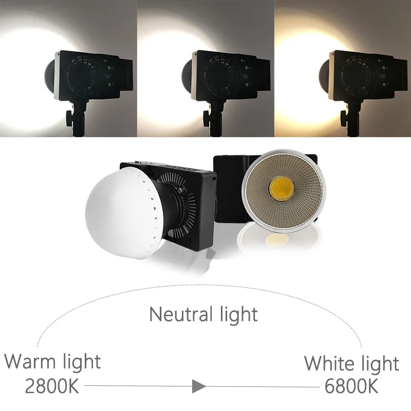 Hridz 100W COB LED Video Light Bi-Color 2800K-6800K Continuous Studio Photography Lighting Kit with Softbox for YouTube, Filmmaking Product Photography
