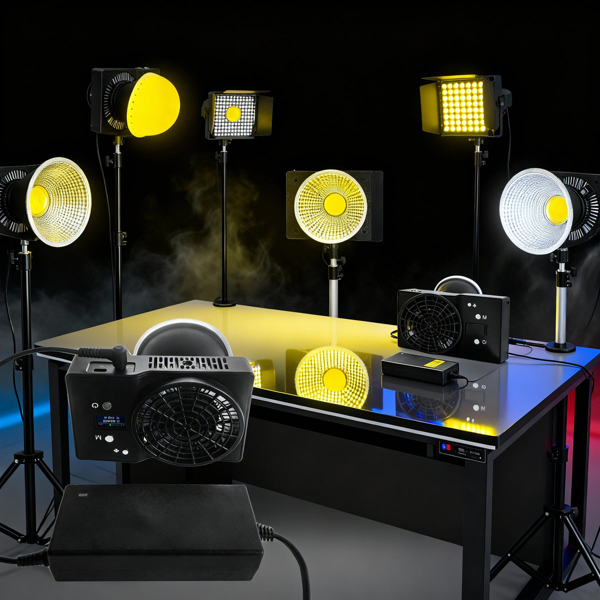 Hridz 100W COB LED Video Light Bi-Color 2800K-6800K Continuous Studio Photography Lighting Kit with Softbox for YouTube, Filmmaking Product Photography