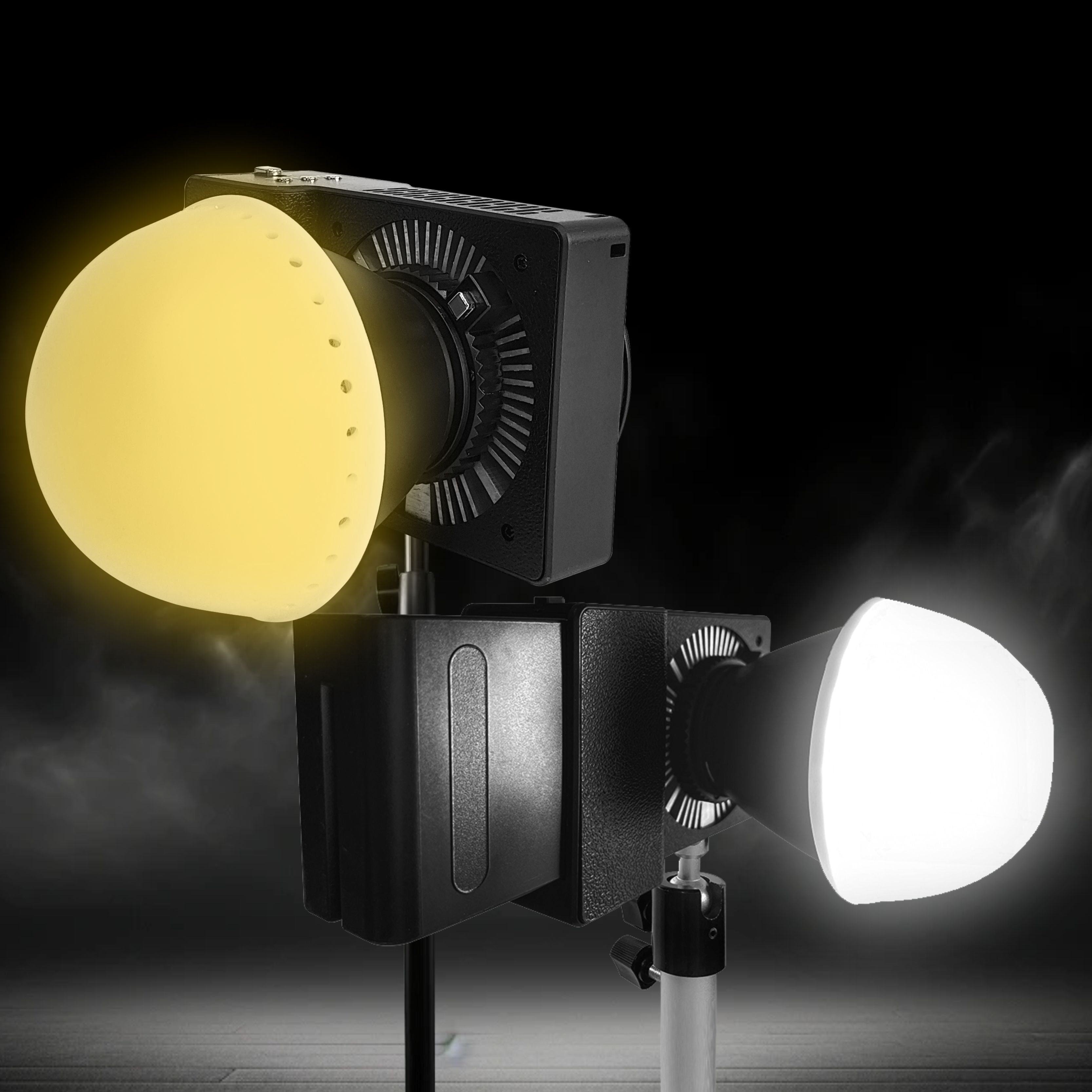 Hridz 100W Portable Pocket-Sized Video Light COB Bi-Color LED 2800K-6800K Studio Photography Fill Light with Softbox & Reflector