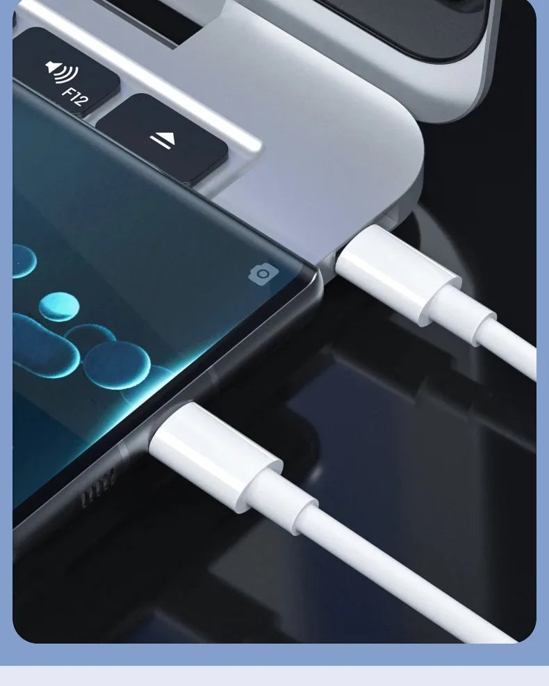 Hridz 100W USB Type-C To Type-C Cable PD Fast Charging Cable For Android Samsung