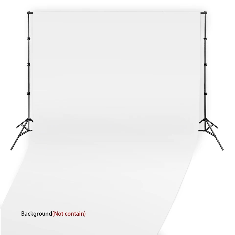 Hridz 2.6m*3m Heavy Duty Photography Backdrop Support System for Quality Photoshoot Background Video Studio