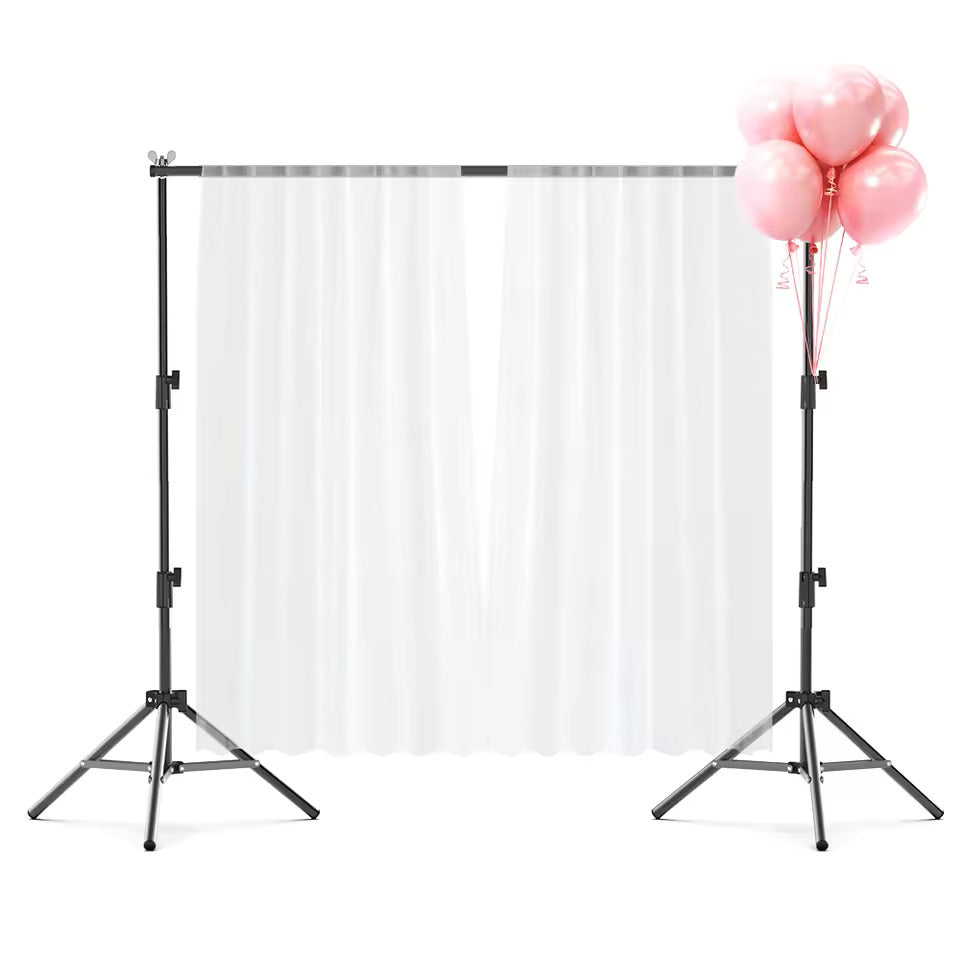 Hridz 2.6m*3m Heavy Duty Photography Backdrop Support System for Quality Photoshoot Background Video Studio