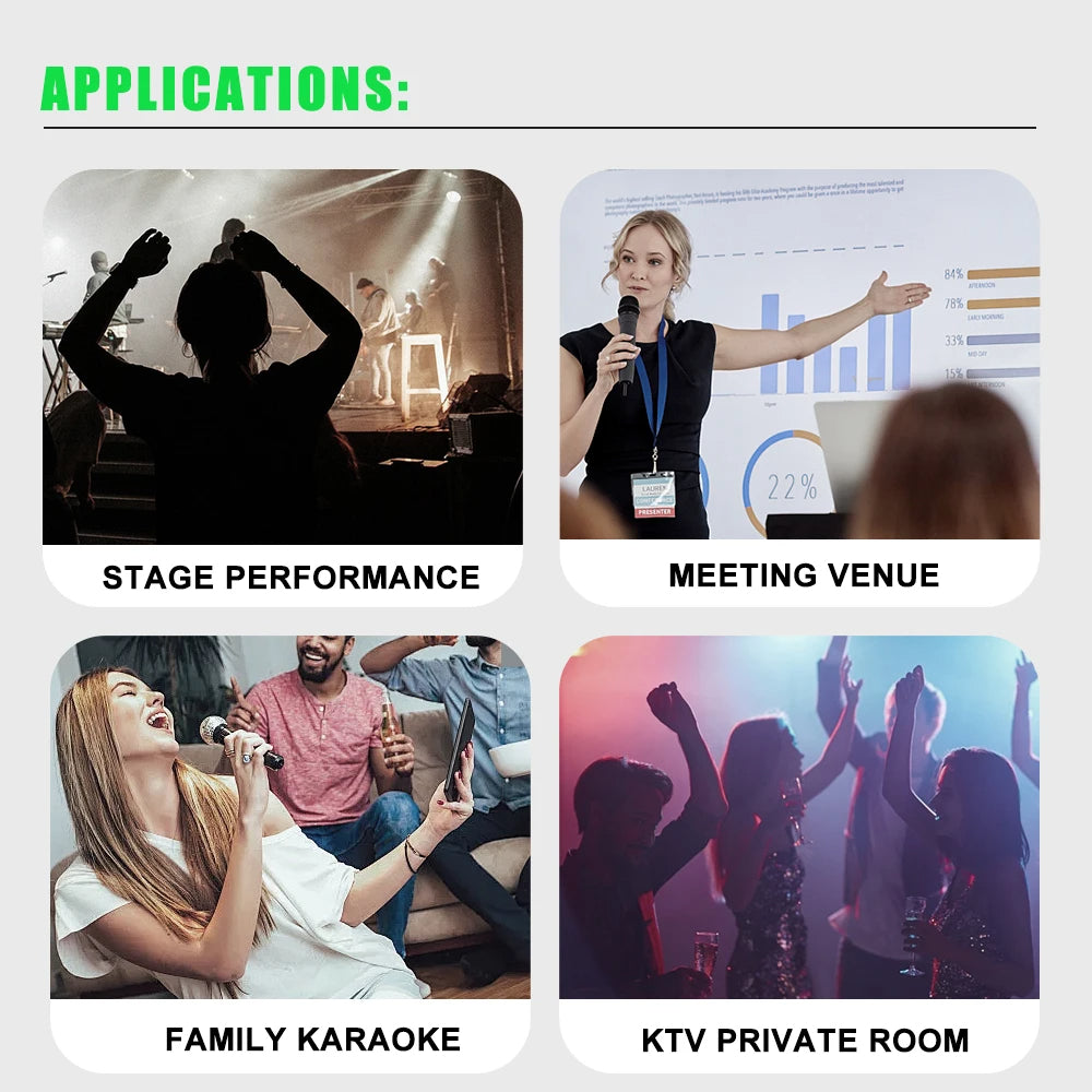 Hridz 2 in 1 Wireless UHF Microphone XLR Converter For Microphone Mixer Speaker Transmitter & Receiver