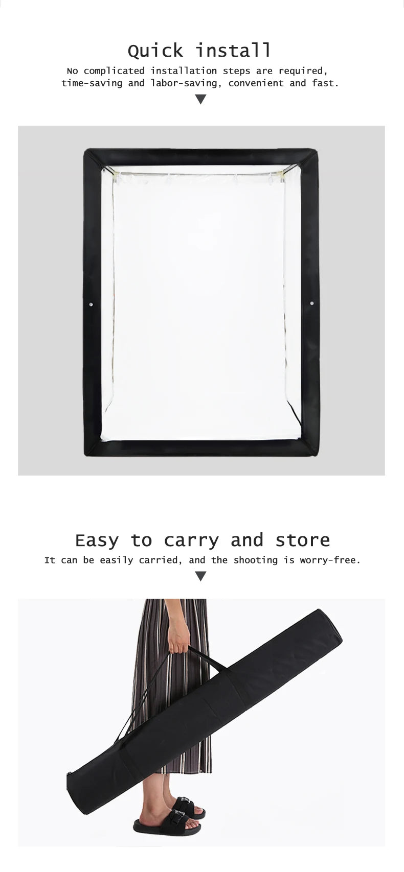 Hridz 2M Large Photography Shooting Tent LED Photo Studio Light Box Kit