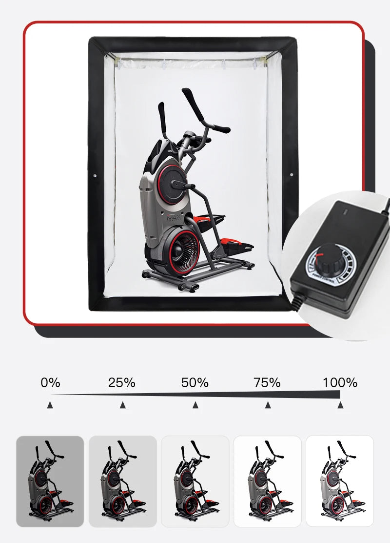 Hridz 2M Large Photography Shooting Tent LED Photo Studio Light Box Kit