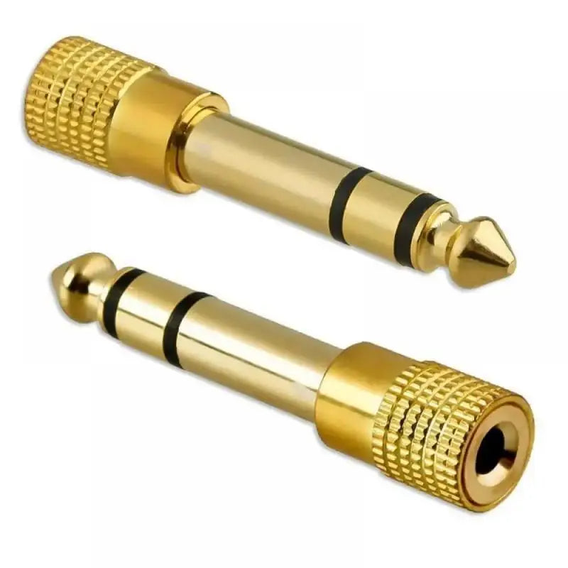 Hridz 3.5mm to 6.35mm Stereo Jack Adapter – Gold-Plated 1/4" Headphone & Guitar Converter