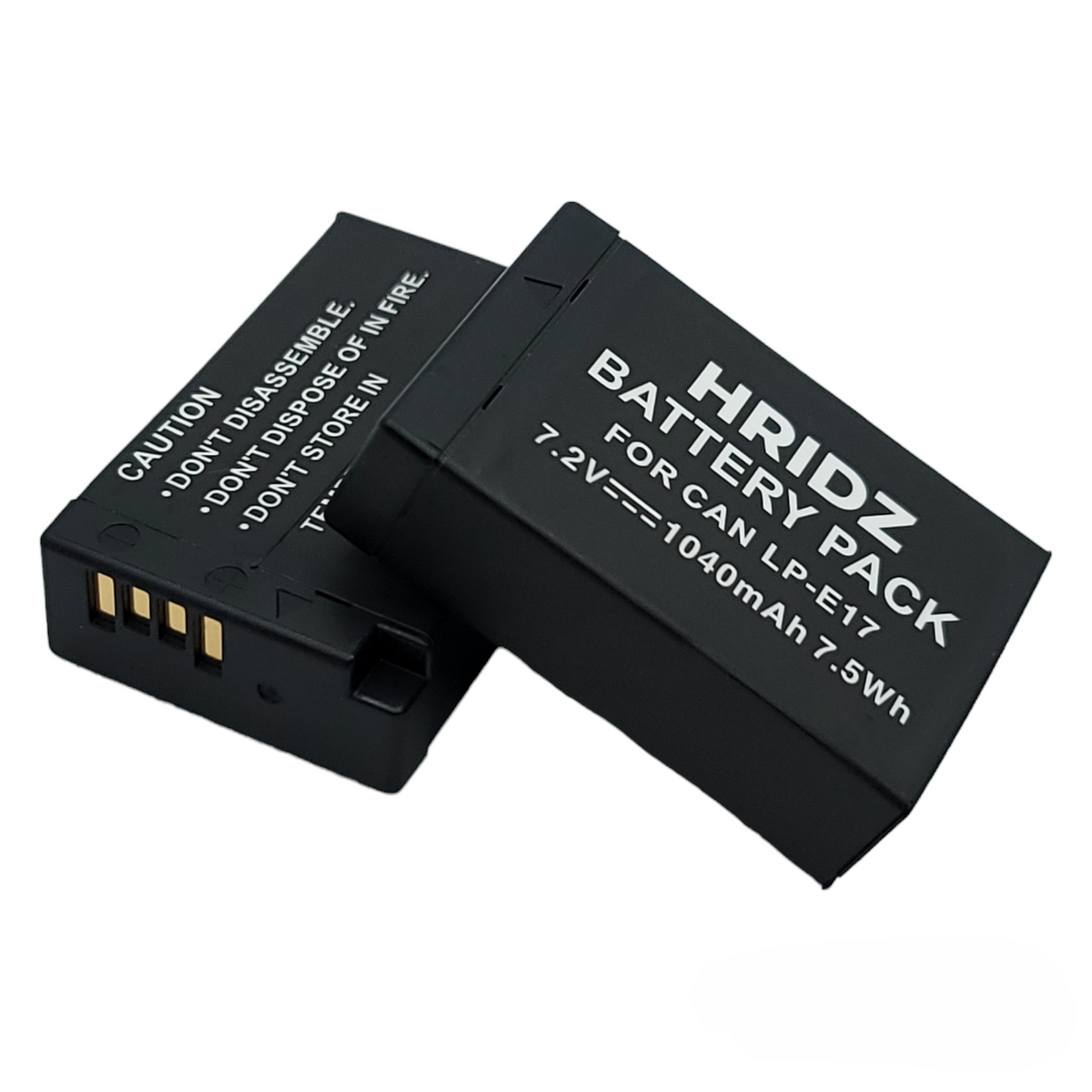 Hridz LP-E17 Replacement Battery for Canon EOS R8/R50/M6/M5/M3/200D/800D & Rebel Series