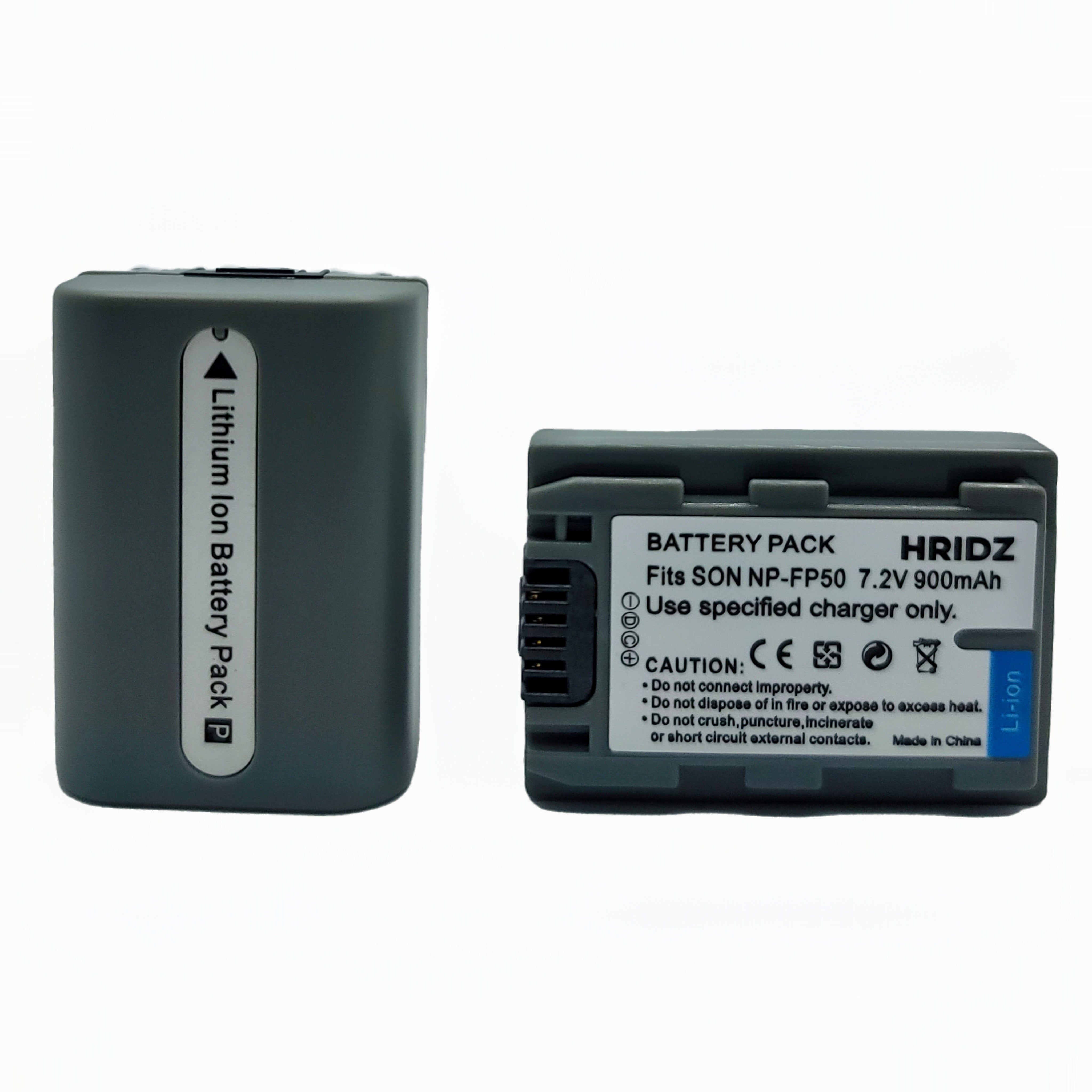 1pc Hridz NP-FP50 Battery For Sony NP-FP50 DCR-HC85
