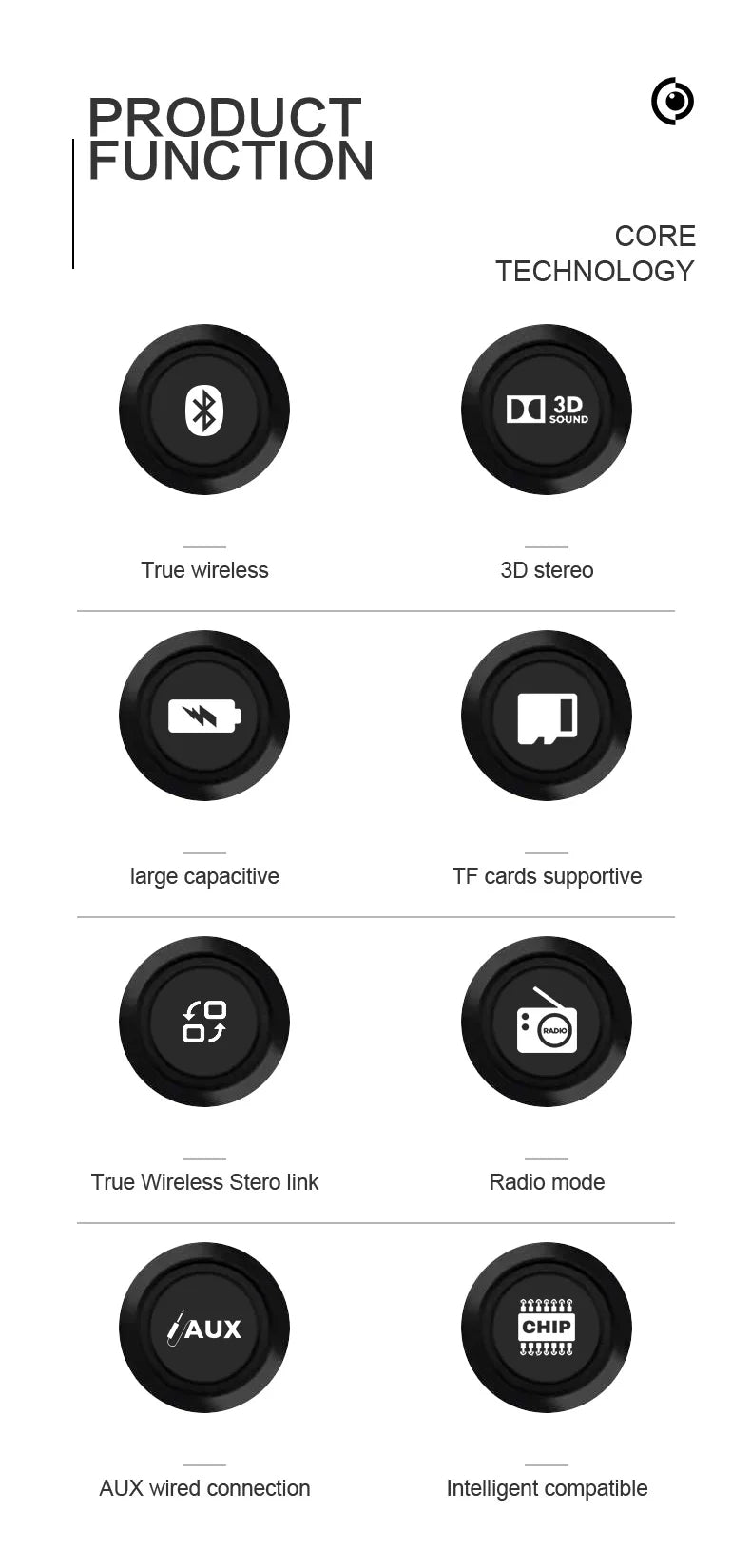 Hridz Retro Smart Wireless Speaker Portable for Gift Showcase Desktop PC Quality Stereo Hifi Sound