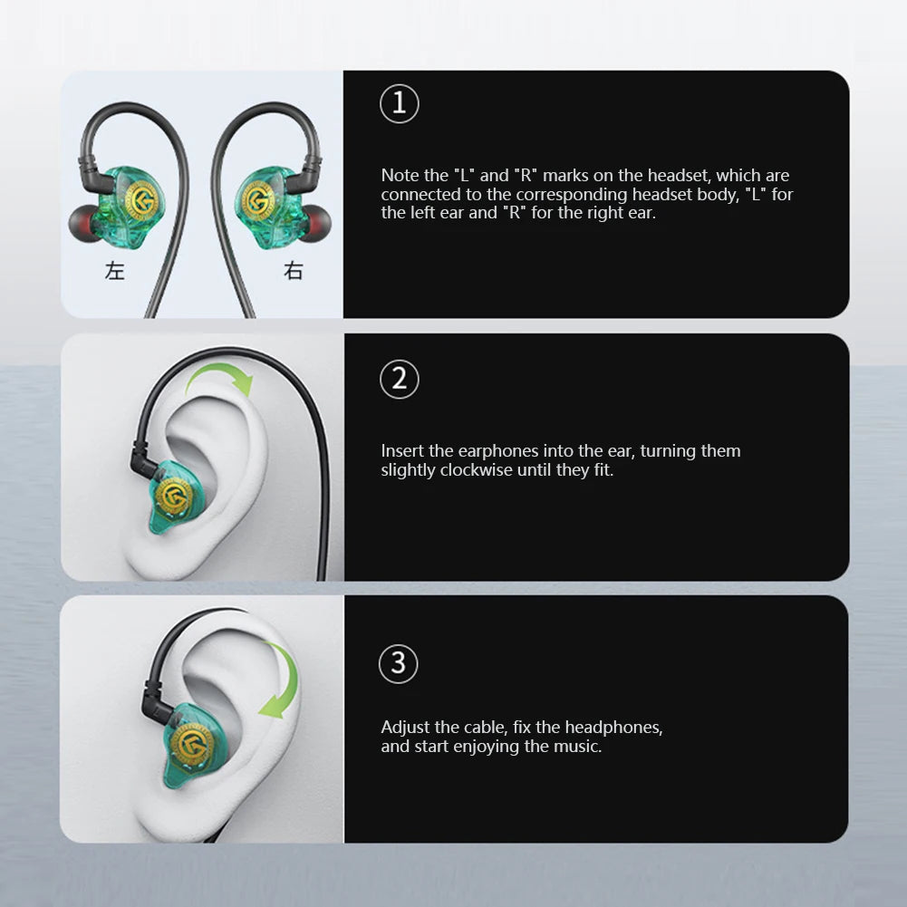 Hridz USB Type-C Wired In-Ear Earphones with Microphone Hifi Headphones with Volume Control