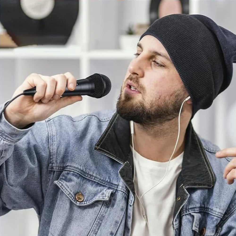 Hridz Wired Dynamic Microphone - Handheld Karaoke & Vocal Mic with 1.9M Cable & On/Off Switch