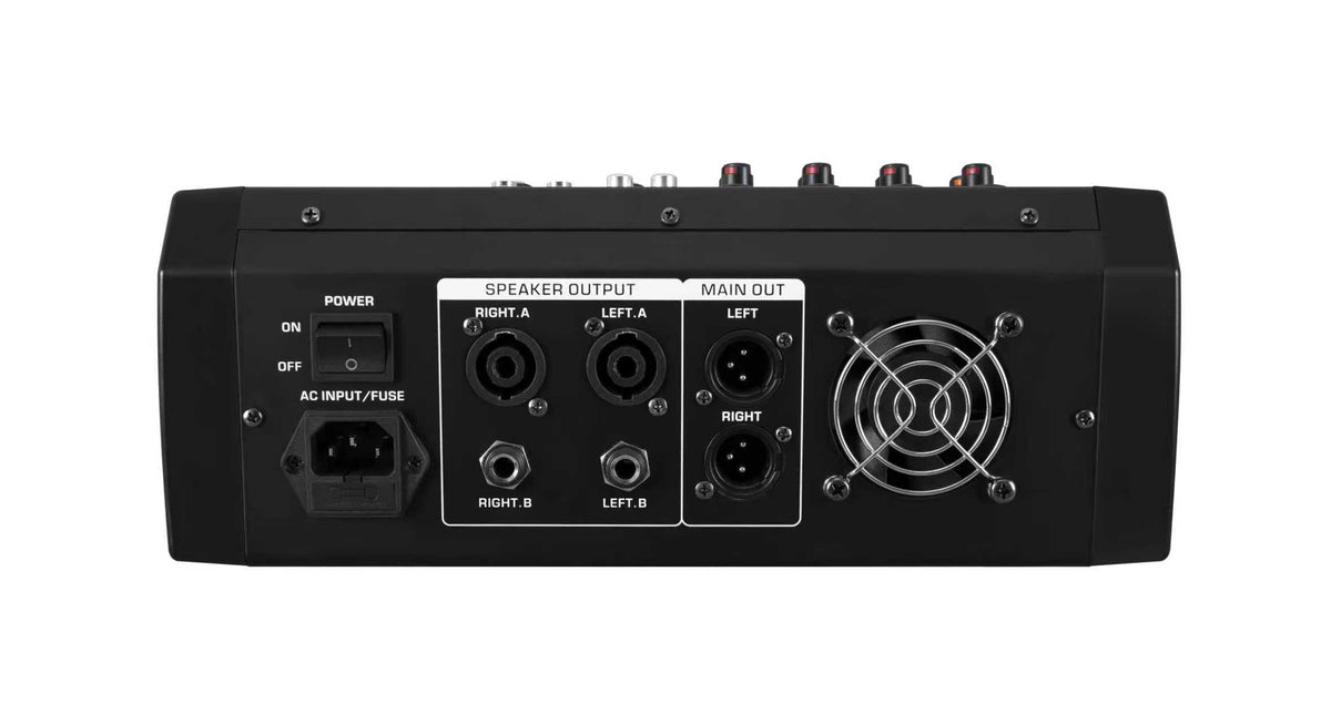 Hridz KG-4 / KG-6 / KG-8 Powered Audio Mixer 600W × 2 with Bluetooth, USB & Built-In Effects