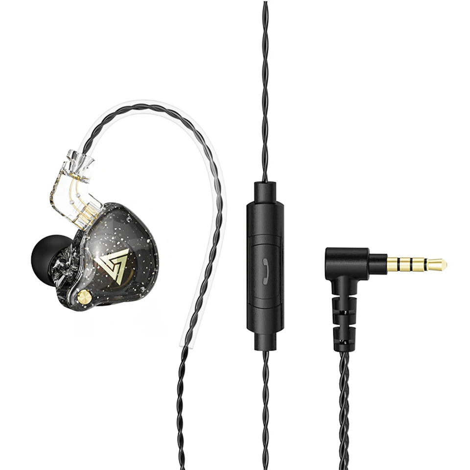 QKZ AK6 Pro Wired In-Ear Monitors IEM Earphone with Mic Noice Cancelling Headset