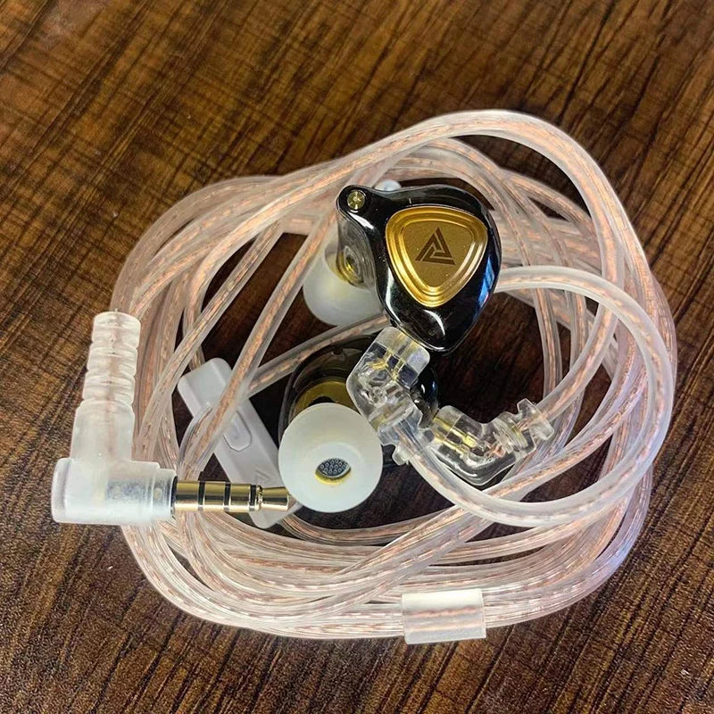 QKZ ZX3 No-Mic Dynamic Earphone In-Ear Monitor HiFi Heavy Bass Wired Headphones IEM