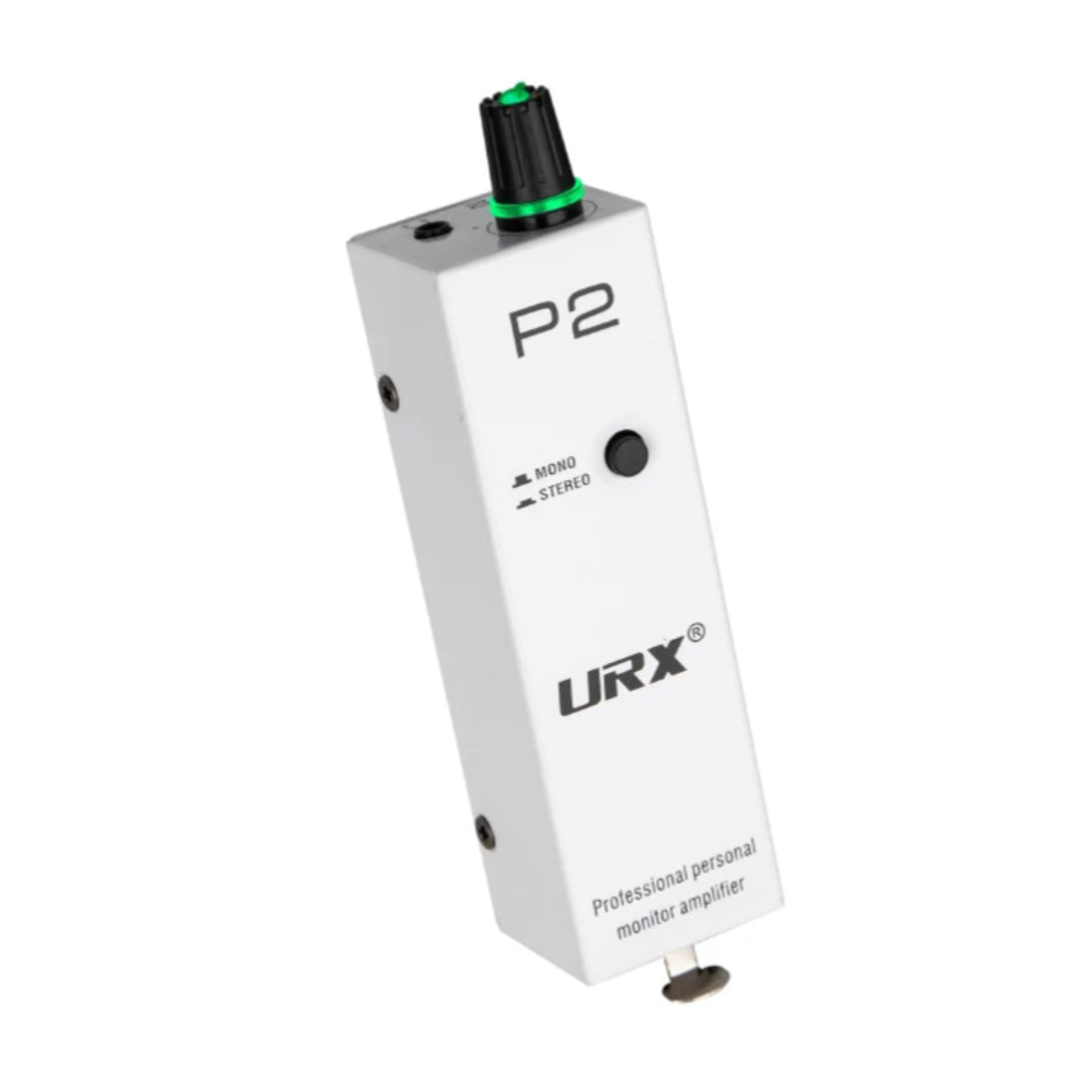 URX Bolanle P2 Personal In-Ear Monitor (IEM) Amplifier | Belt-Pack Headphone Amp with XLR & TRS Input