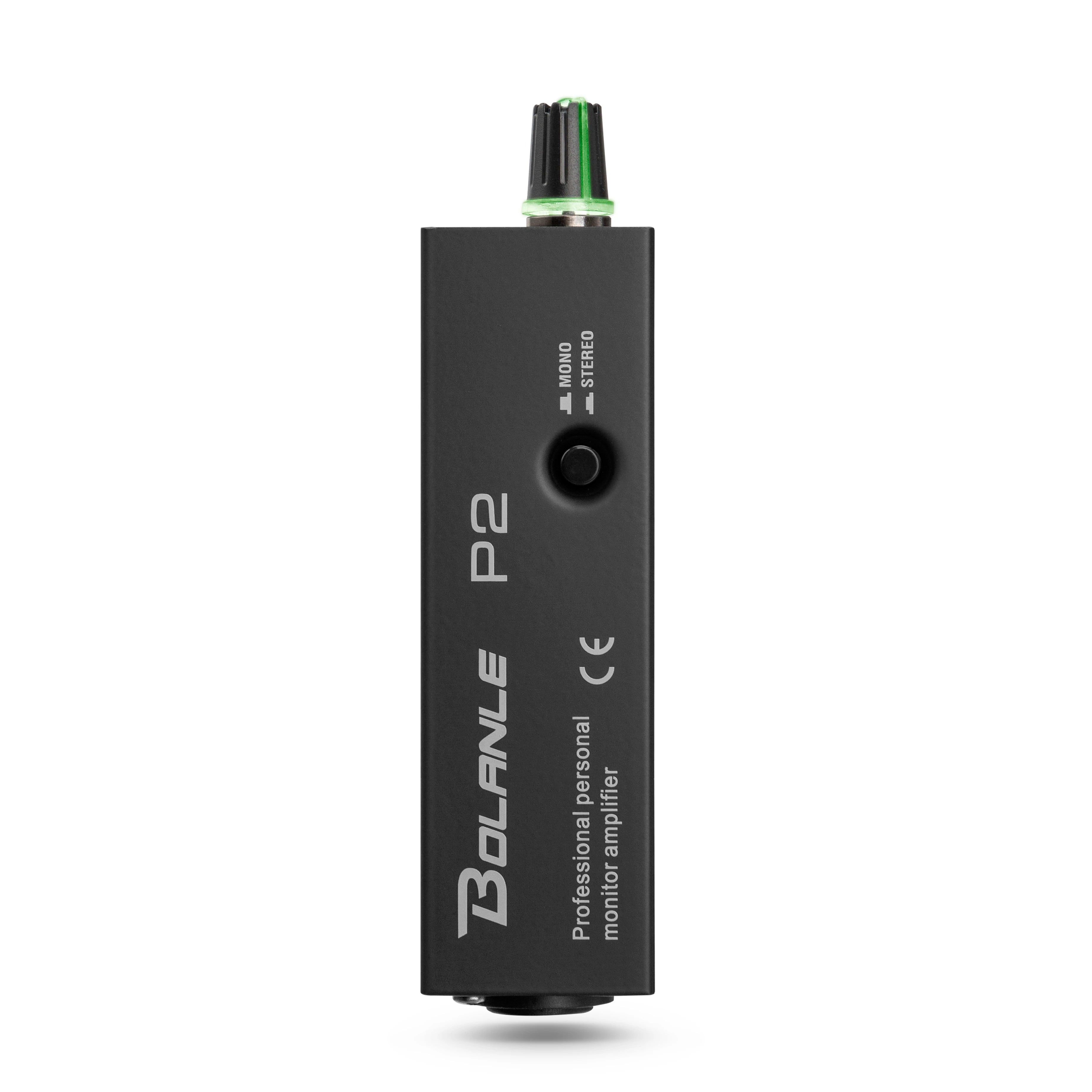 URX Bolanle P2 Personal In-Ear Monitor (IEM) Amplifier | Belt-Pack Headphone Amp with XLR & TRS Input
