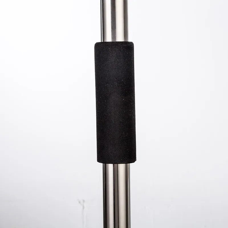 HRIDZ 150-330cm Heavy Duty C-Stand with 128cm Boom Arm 2 Grip Heads Set