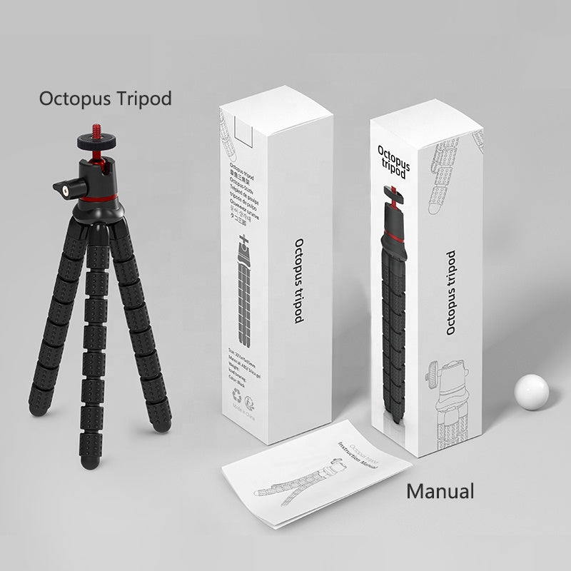 Hridz Flexible Octopus Tripod Portable Outdoor with Ball Head for Camera Phone