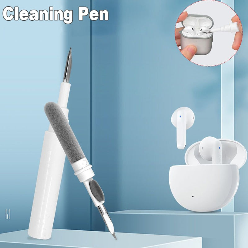 Earbuds Cleaning Kit for AirPods Pro/3/2/1 – Bluetooth Headphones Case Cleaner Pen & Soft Brush for Apple, Samsung, Xiaomi, Huawei