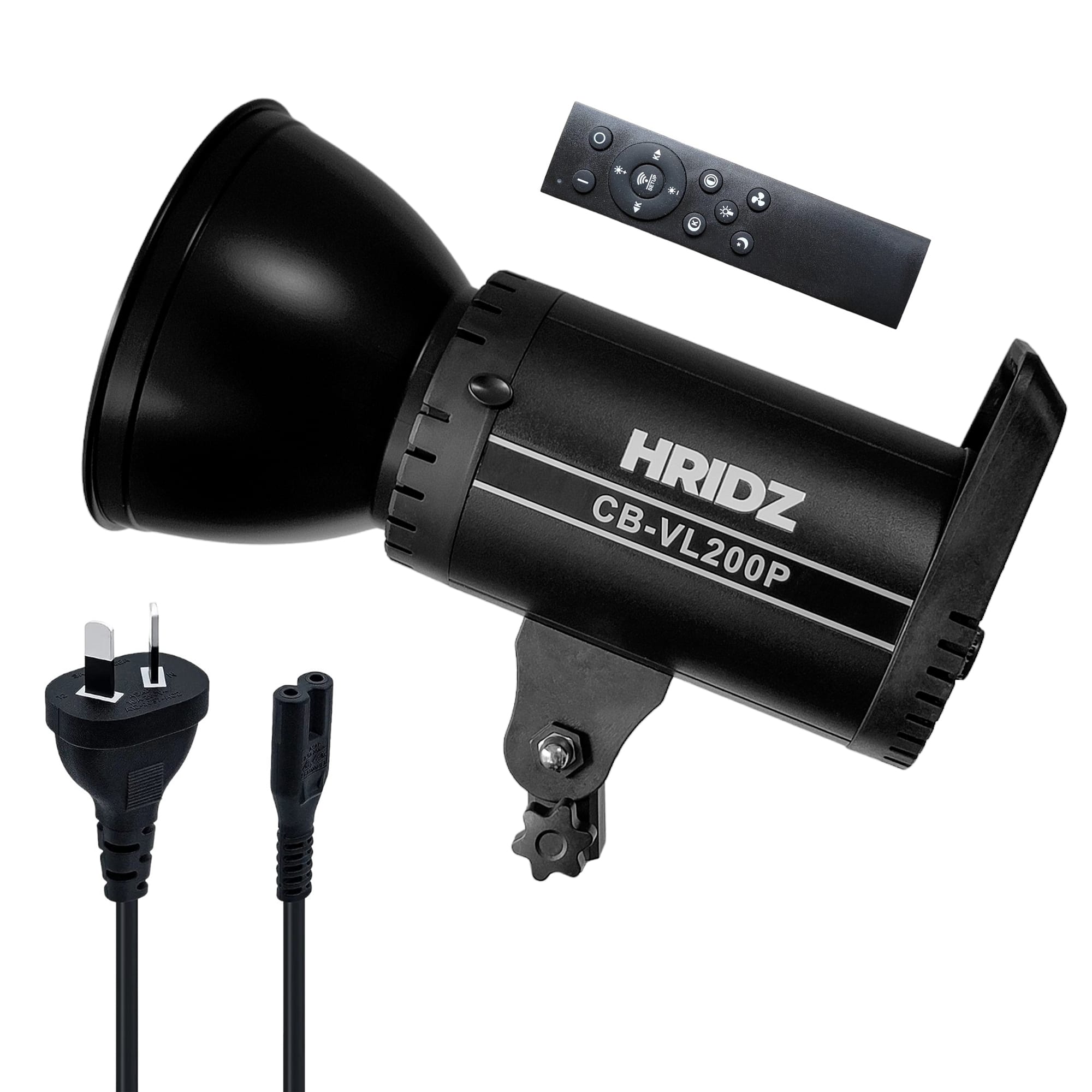 HRIDZ 200W LED Video Light Bi-Colour Continuous Dimmable Bowen mount For Filmmaking Photography Stage