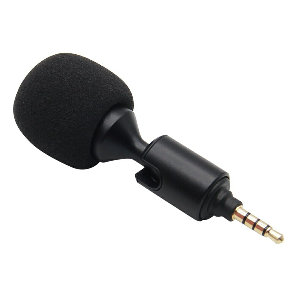 HRIDZ Portable Mini Microphone 3.5mm Stereo OR Type-C Flexural Bendable Mic