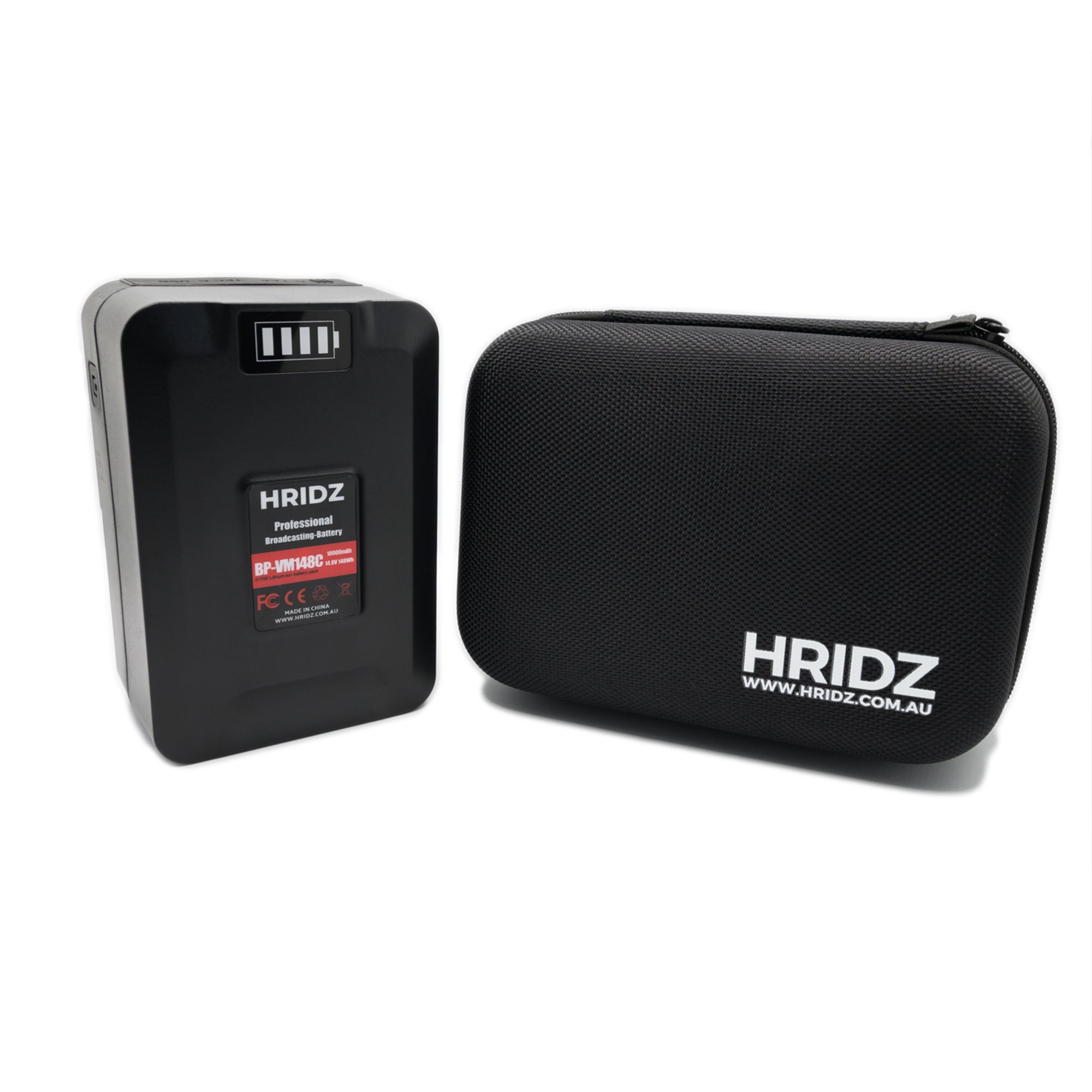 HRIDZ V-Mount V-Lock VM-BP148 Battery – 148Wh 14.8V 10000mAh for Studio Video Production