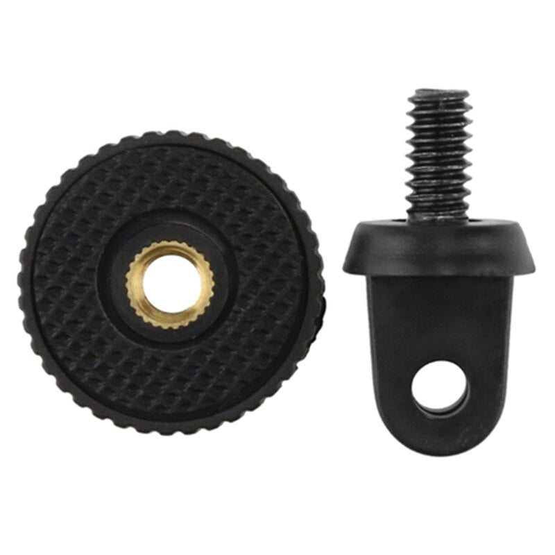 Hridz 1/4" Mini Tripod Adapter Mount for GoPro Hero 4-11, Insta360 & Action Cameras