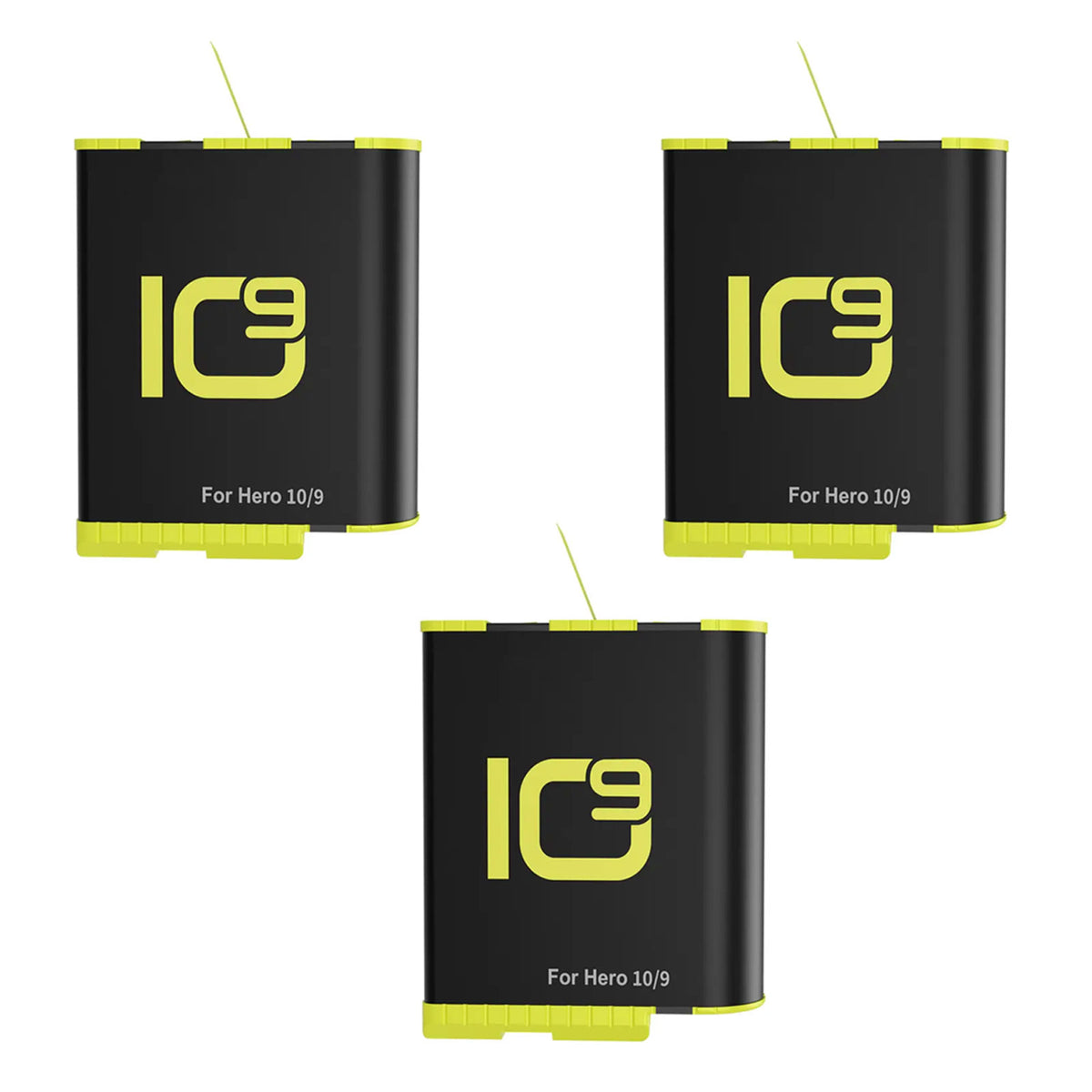 Hridz 1800mAh Battery & 3-Channel Charger for GoPro Hero 11, 10 & 9