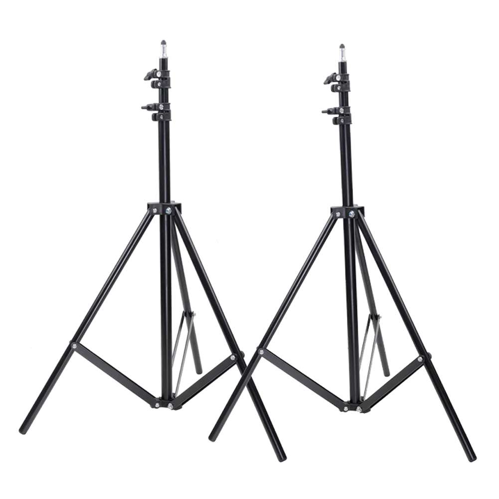 Hridz 210cm Adjustable Light Stand Tripod – 70-210cm, 1/4" Screw for Studio Flash & LED Lights