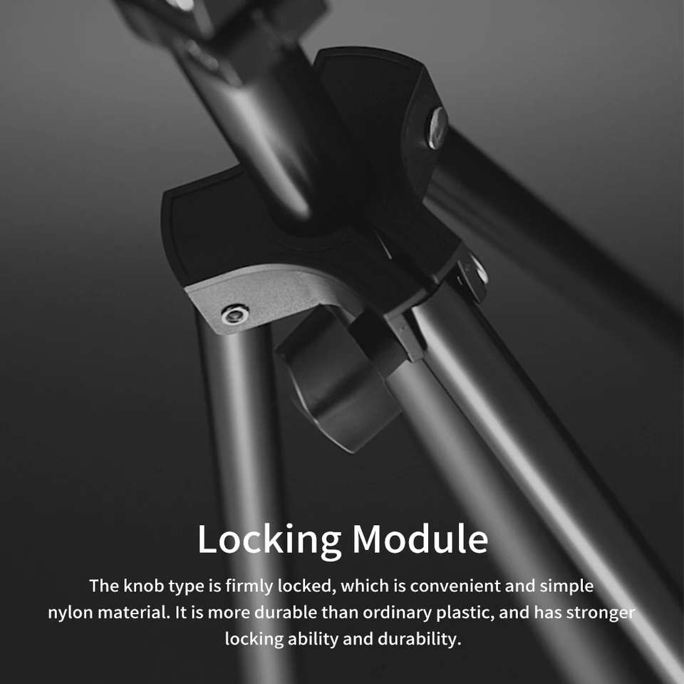 Hridz 210cm Adjustable Light Stand with 1/4" Screw – Lightweight Studio Stand for Flash, Umbrella & LED Lights