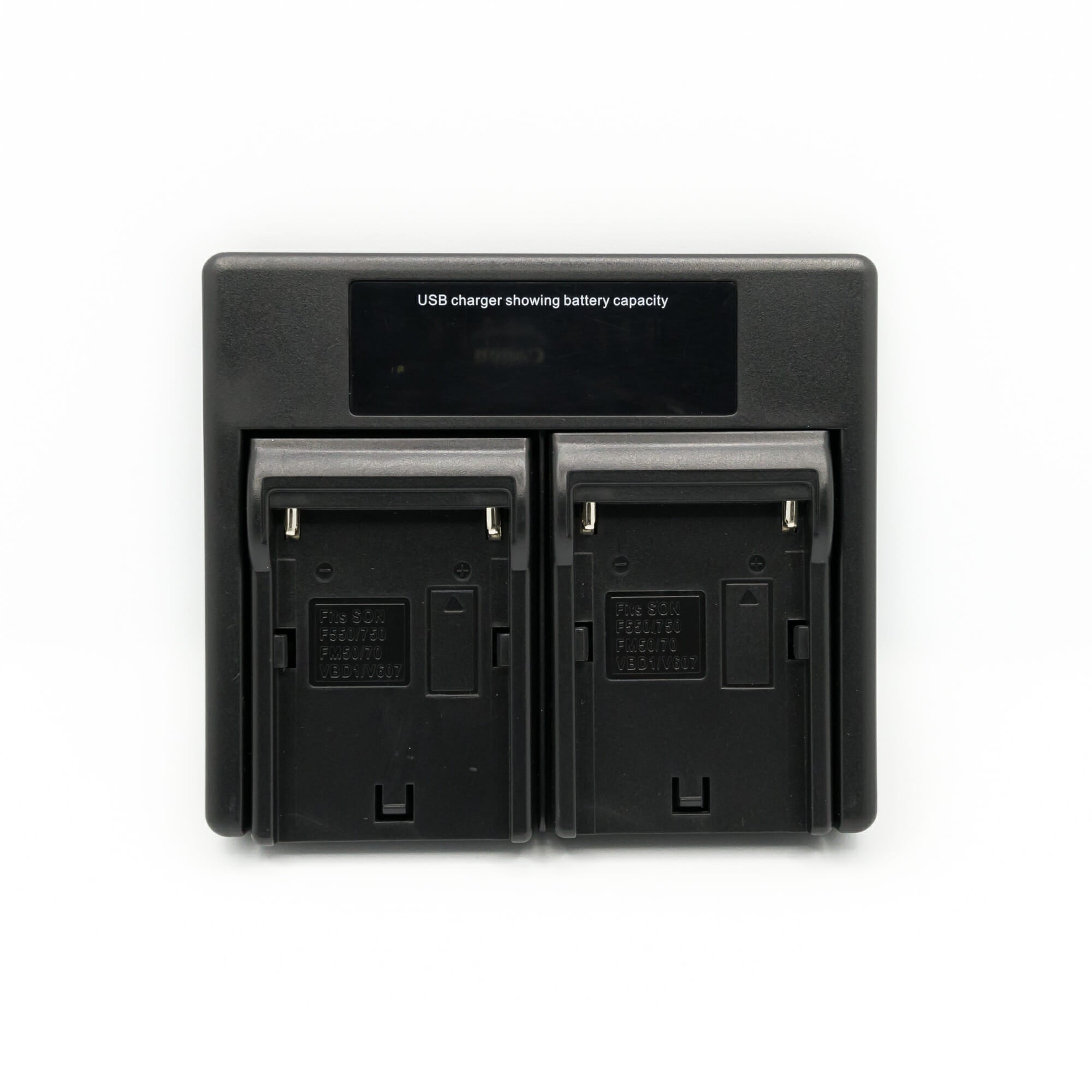 Hridz 6600mAh 2*Batteries 1* Dual Charger set for Sony NPF Video Monitor Camcorder Video Light