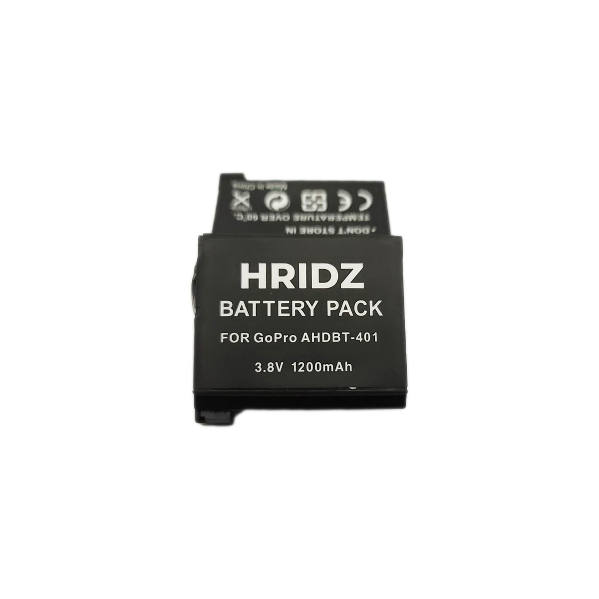 Hridz AHDBT-401 2 Batteries & Dual Charger Kit for GoPro HERO4 Black & Silver
