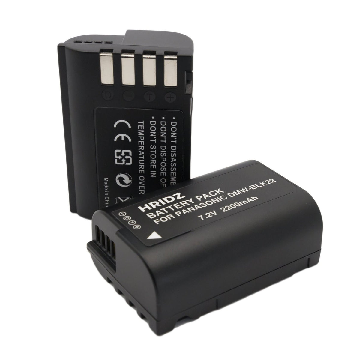 Hridz BLK22 Replacement Battery for Panasonic Lumix S5/GH5/G9/GH5s/GH6
