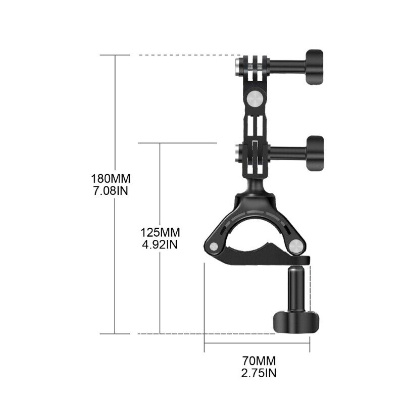 Hridz Bike Handlebar Mount for GoPro & Action Cameras