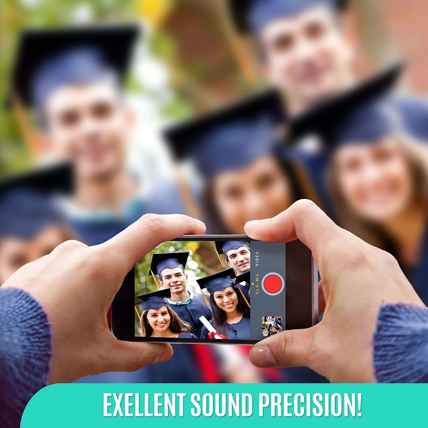 Hridz Clip-on Lapel Mini Lavalier Mic Microphone - 3.5mm Mic for PC, Phone, DSLR