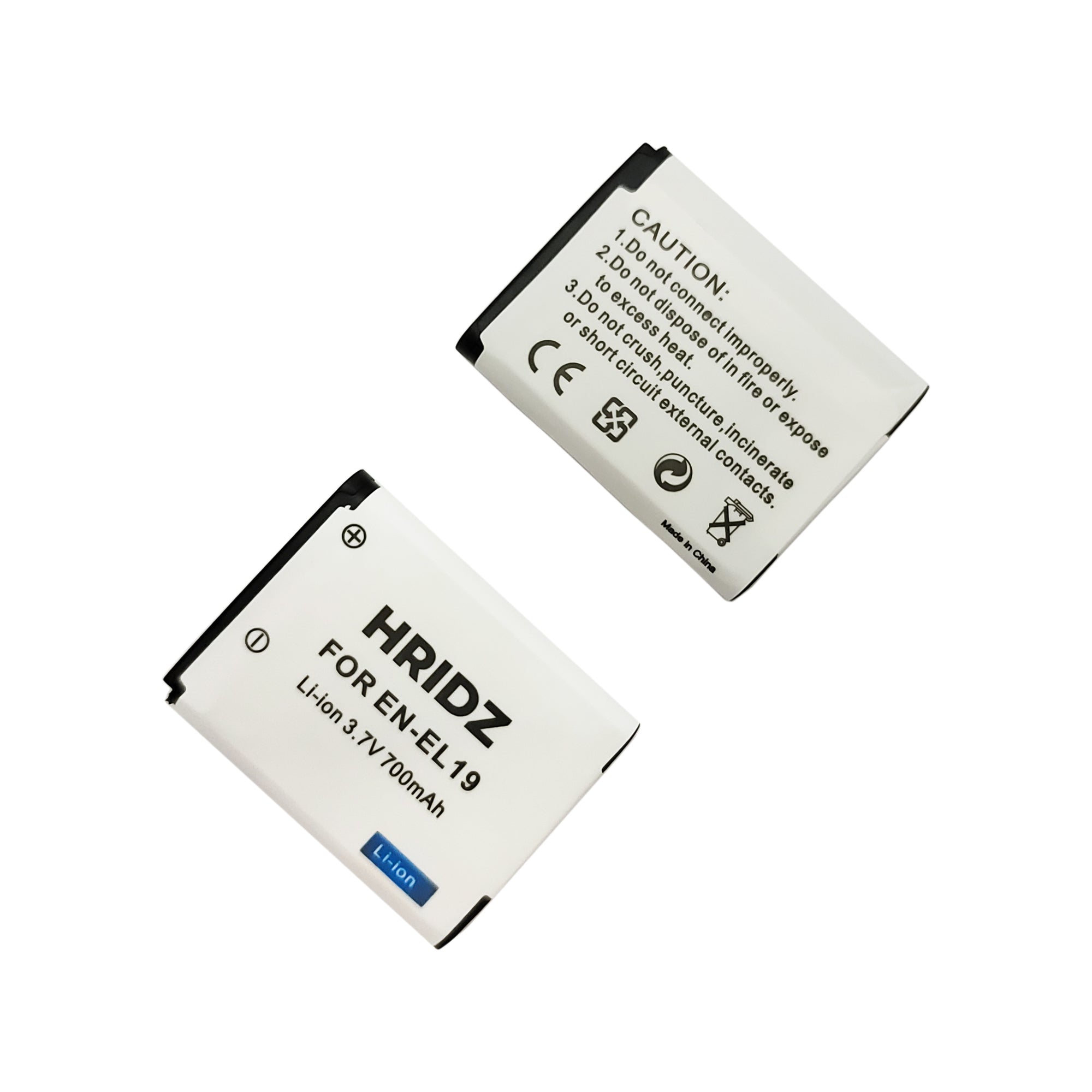 Hridz EN-EL19 Battery for Nikon Coolpix S6900 S7000 S5300 & S Series Cameras