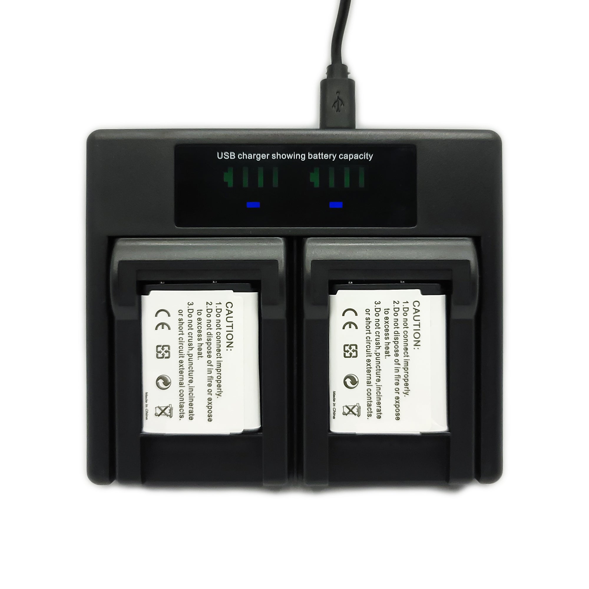 Hridz EN-EL19 Battery and Charger For Nikon Coolpix S4100 S4400 S5200 S5300