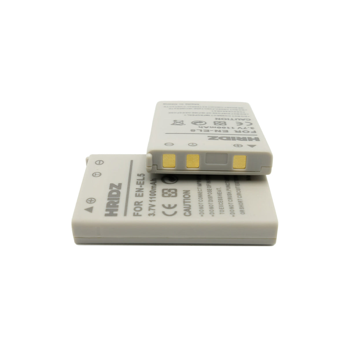 Hridz EN-EL5 2 Batteries & Dual Charger Set for Nikon Coolpix Cameras