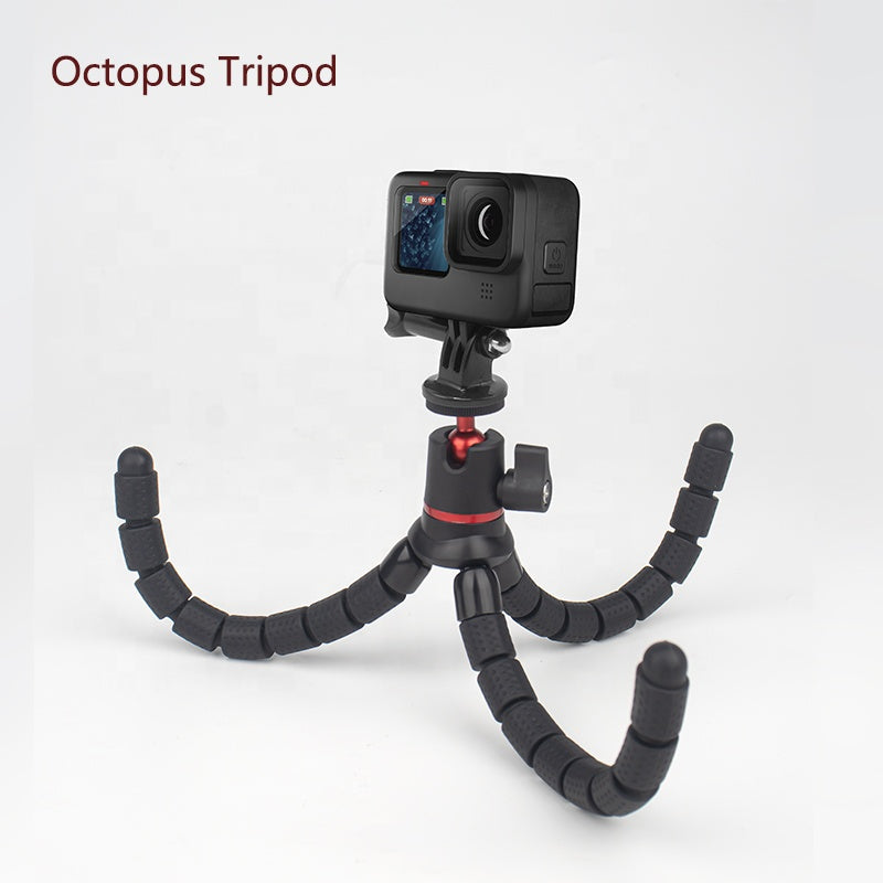 Hridz Flexible Octopus Tripod Portable Outdoor with Ball Head for Phone Small Camera