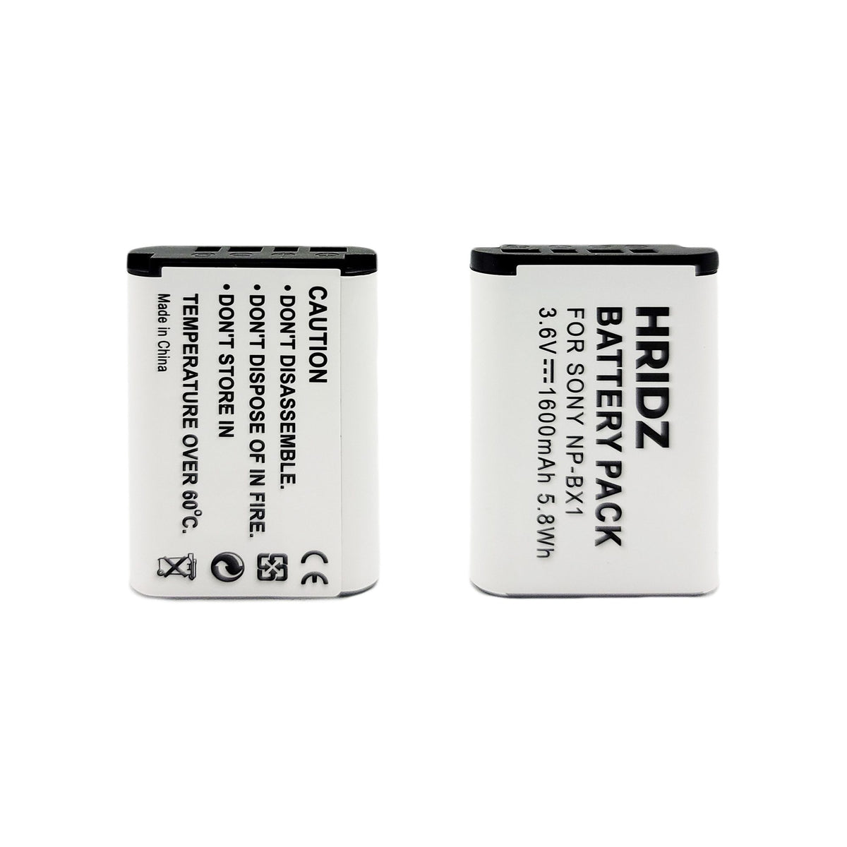 Hridz NP-BX1 1600mAh Replacement Battery for Sony RX100 Series & Cyber-shot Cameras