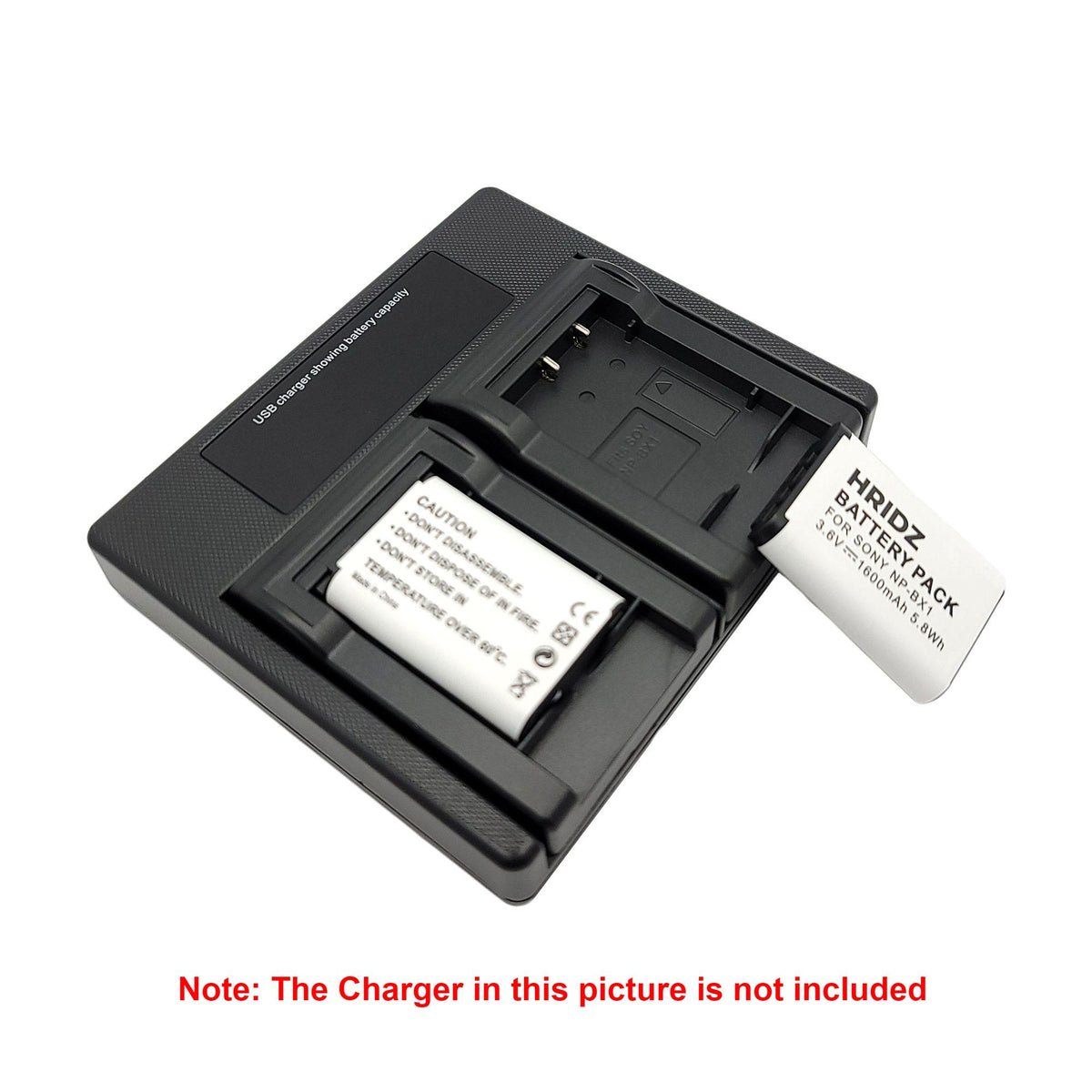 Hridz NP-BX1 1600mAh Replacement Battery for Sony RX100 Series & Cyber-shot Cameras