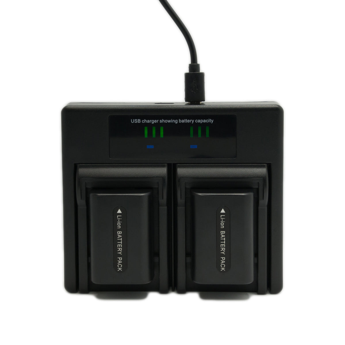 Hridz NP-FH50 2 Batteries & Dual Charger for Sony Cyber-Shot & Alpha Cameras