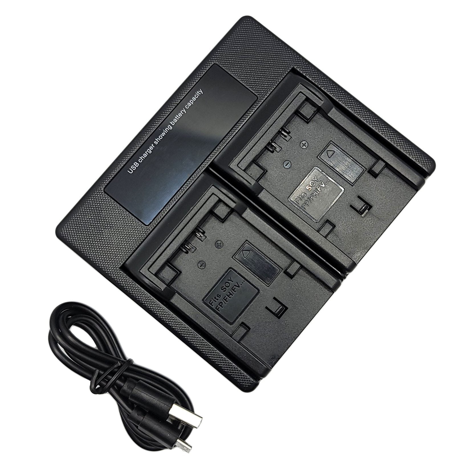 Hridz NP-FV50 Battery & Charger Pack for Sony FV50 FV60 FV70 HDR-XR150 XR160 XR260V XR350 XR550